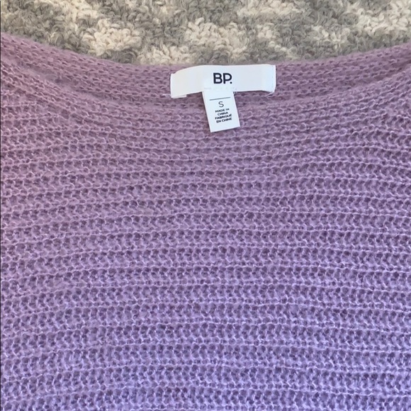 BP Bell Sleeve Purple Sweater - Picture 4 of 5